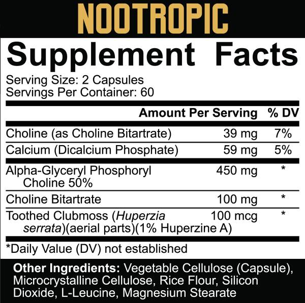 Nootropico | Serie Core: 120 capsule