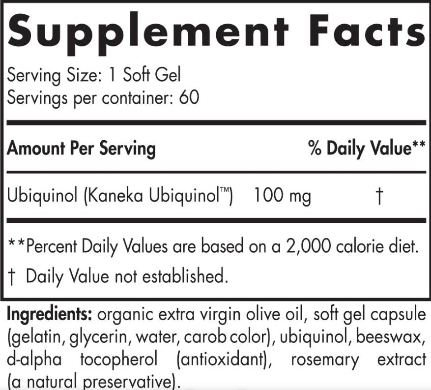 Nordic CoQ10 Ubichinolo 100 mg - 60 Capsule gel