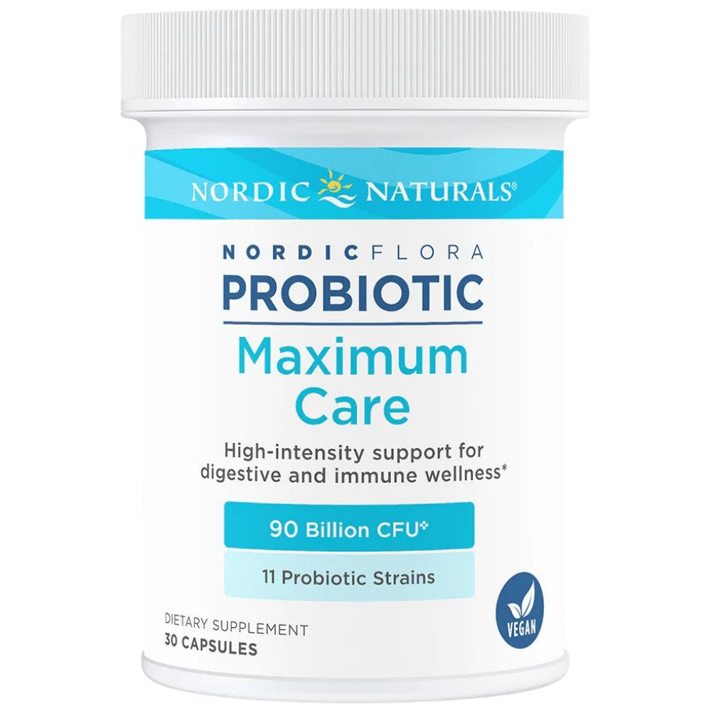 Nordic Flora Probiotic Massima cura | 90 miliardi di cellule attive - 30 capsule
