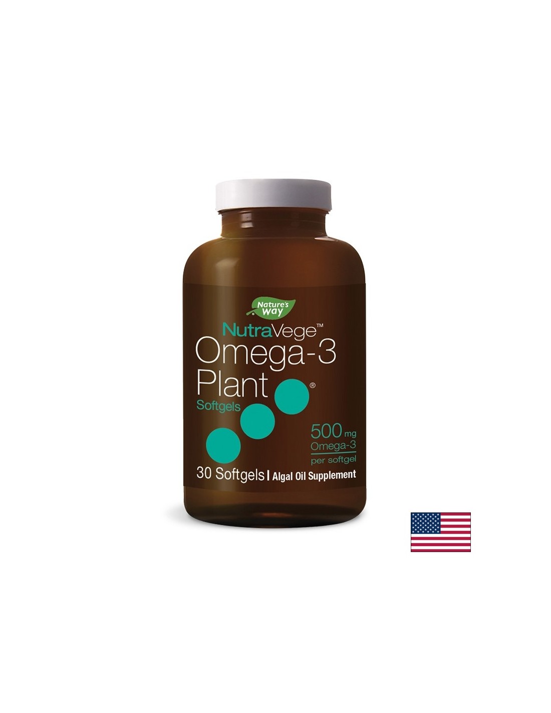 NutraVege Omega-3 500mg dalle alghe Nature's Way