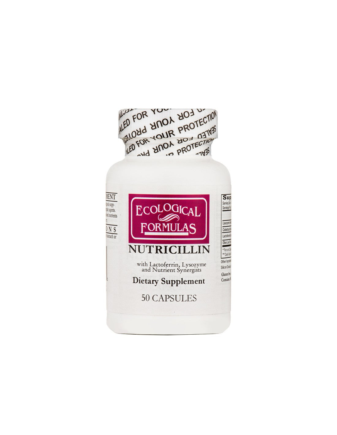 Nutricillina - Nutricillina, 50 capsule Formule ecologiche