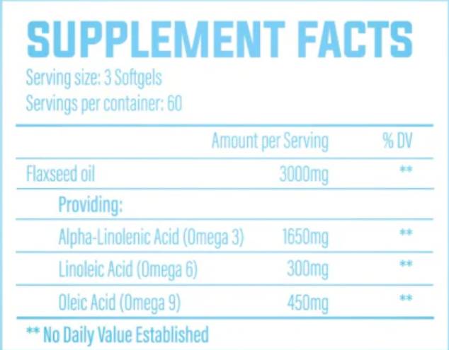 OH-Mega V | Olio di Semi di Lino 1000 mg - 180 Capsule gel