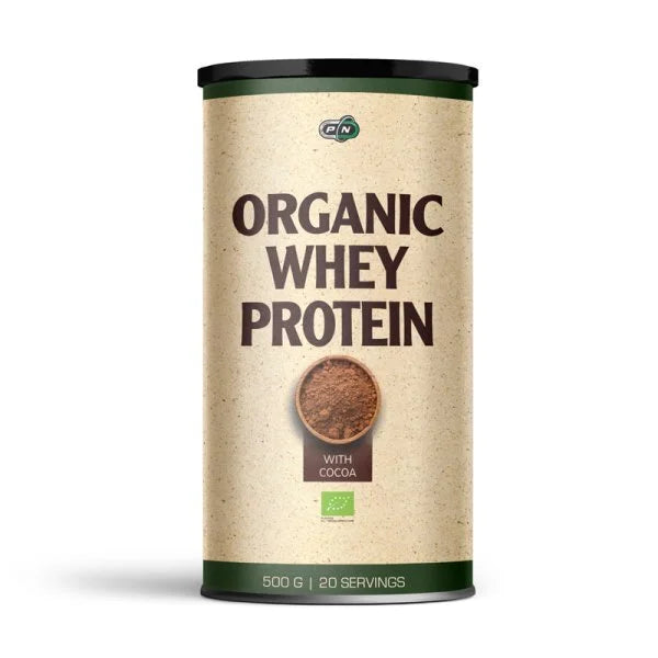 <tc>Pure Nutrition</tc> - PROTEINE DEL SIERO DI LATTE BIOLOGICHE CON CACAO - 500 g