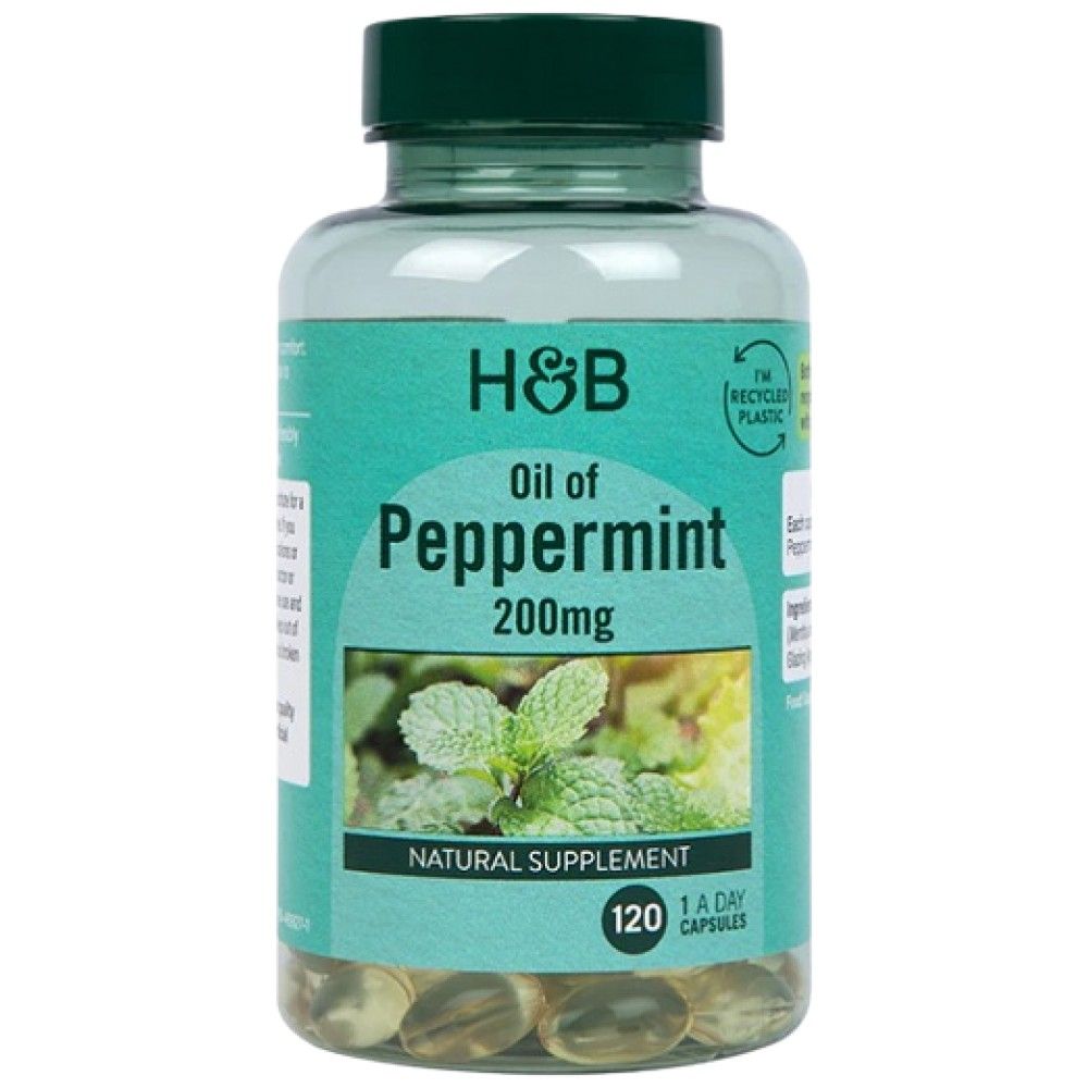 Olio di Menta Piperita 200 mg - 120 capsule