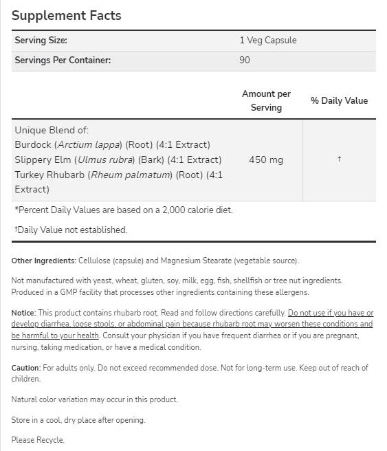 Estratto di erbe Ojibwa 450 mg - 180 capsule