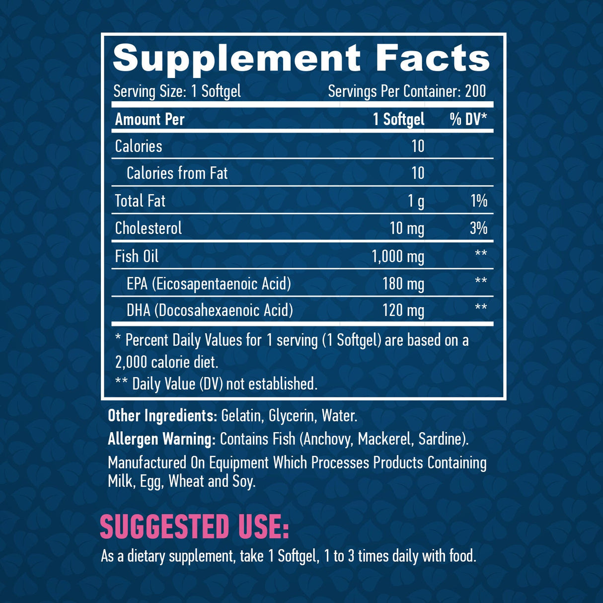 Omega 3 1000mg. /200 capsule molli
