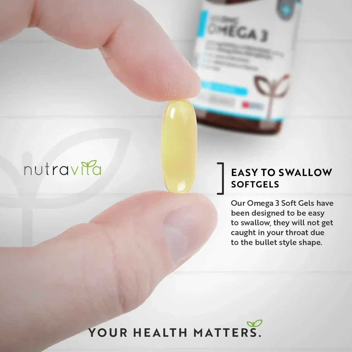 Omega 3 2000 mg /EPA 660 mg, DHA 440 mg/Olio di pesce puro /240 capsule, 120 dosi/ <tc>Nutravita</tc>