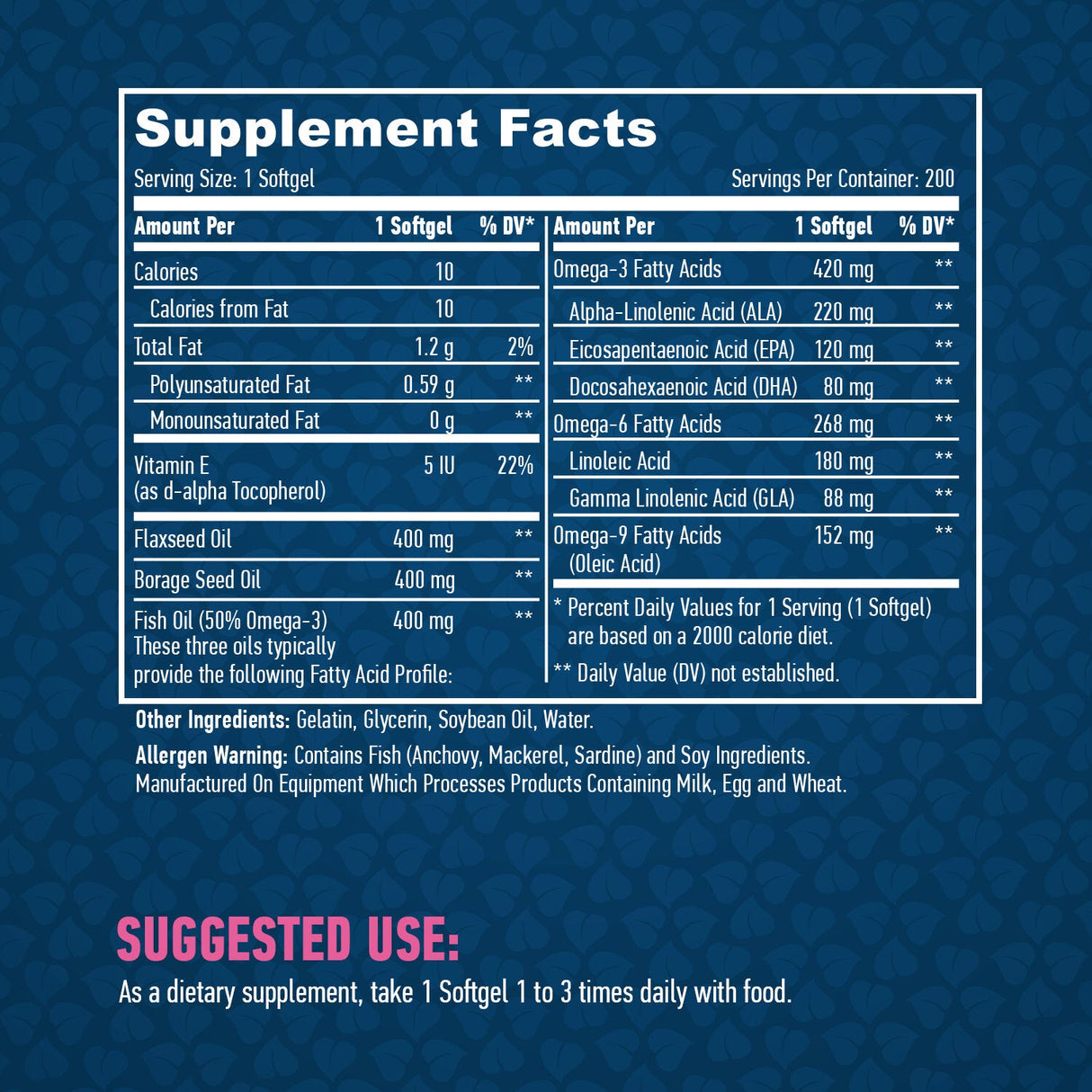 Omega 3-6-9/200 capsule molli