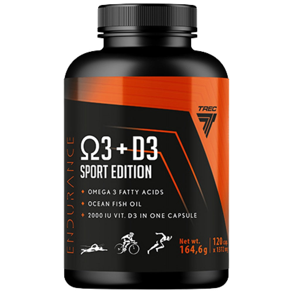 Resistenza Omega 3 + D3 | Edizione Sport 120 capsule di gel