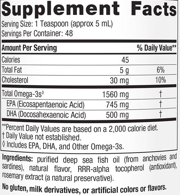 Omega-3 Liquido 1560 mg - 237 ml