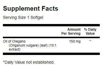 Olio di Origano 150 mg - 120 Capsule gel