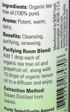 Olio di Tea Tree Biologico - 30 ml