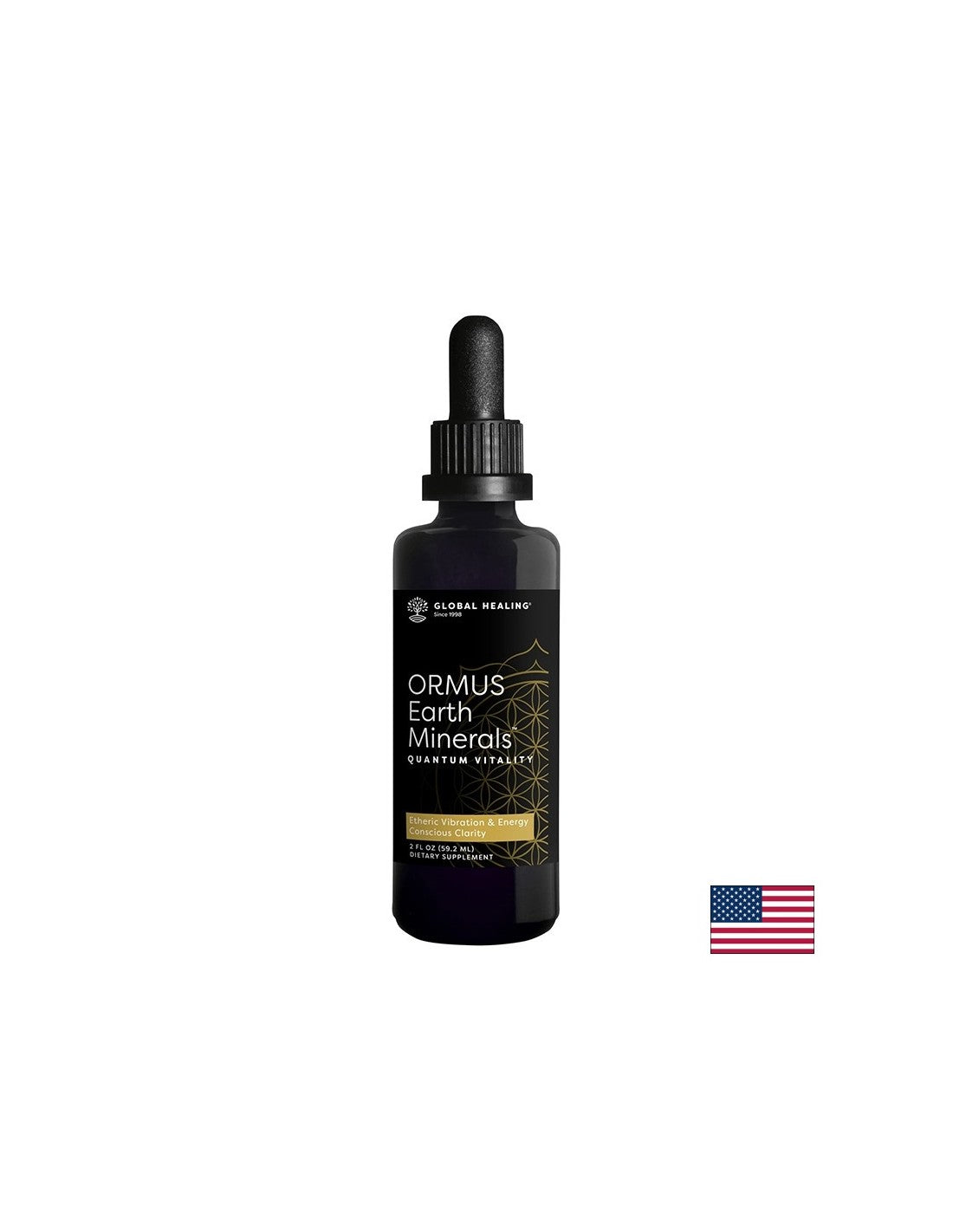Per una mente chiara, una coscienza chiara e la pace della mente - Ormus Earth Minerals™, gocce 59,2 ml