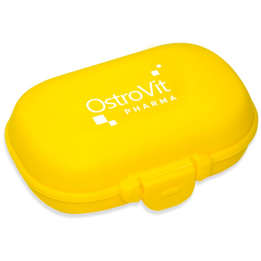<tc>OstroVit</tc> Portapillole/Scatola per capsule/Giallo
