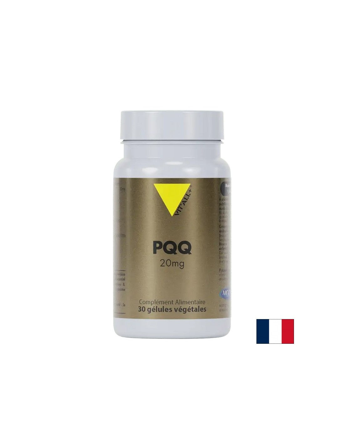 Salute cellulare, funzionalità cardiaca e cerebrale - Pirrolochinolina chinone PQQ, 20 mg, 30 capsule