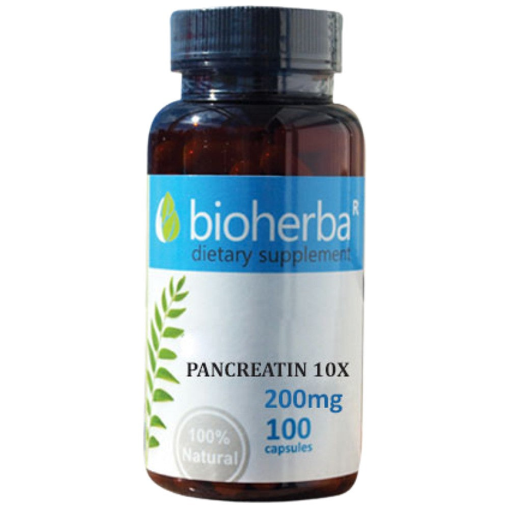 Pancreatina 10x 200 mg - 100 capsule