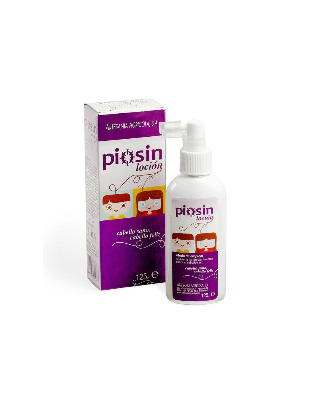 Piosin locion - Lozione contro i pidocchi, 125 ml Arte<tc>san</tc>io