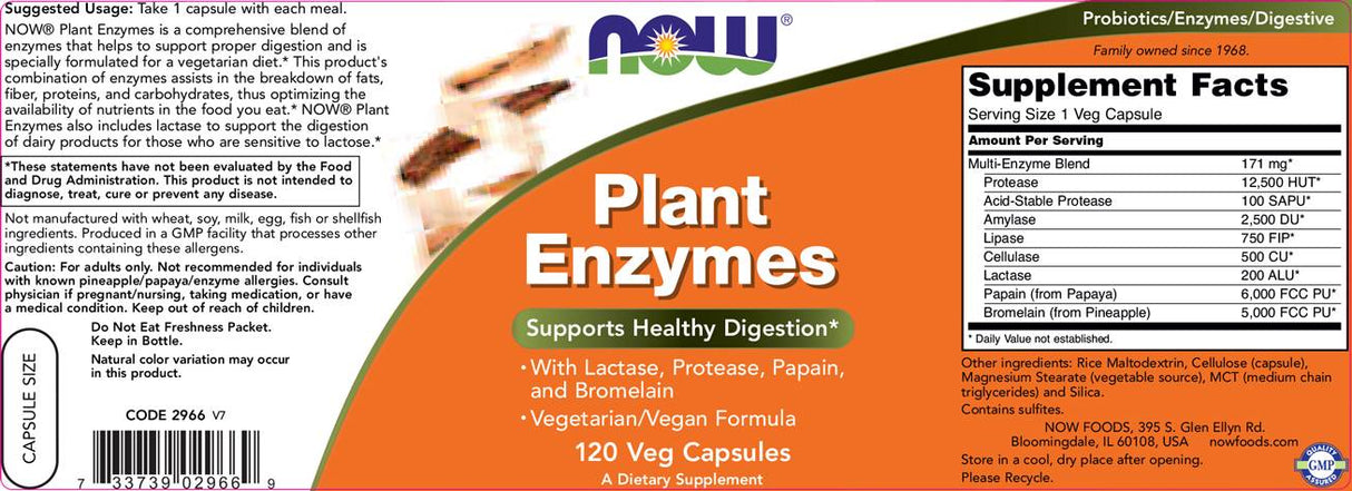 Enzimi vegetali - 240 capsule