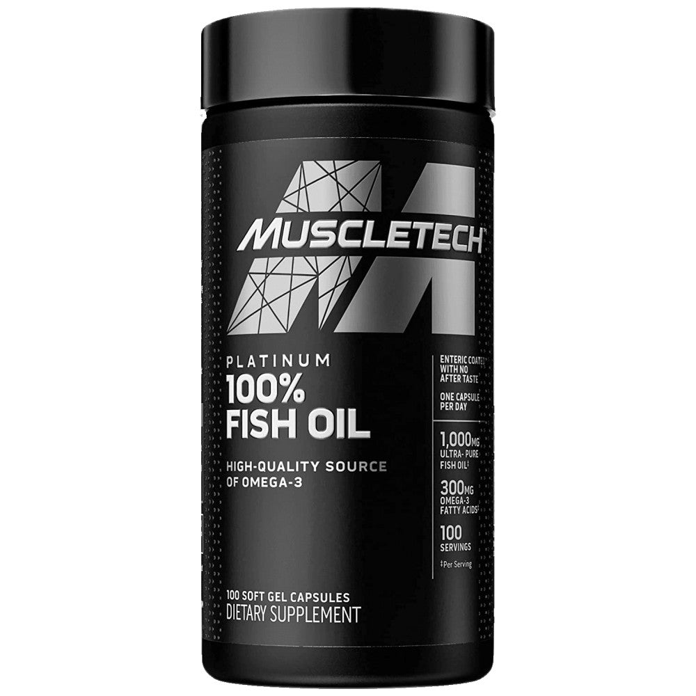 Olio di pesce Platinum Omega - 100 capsule di gel