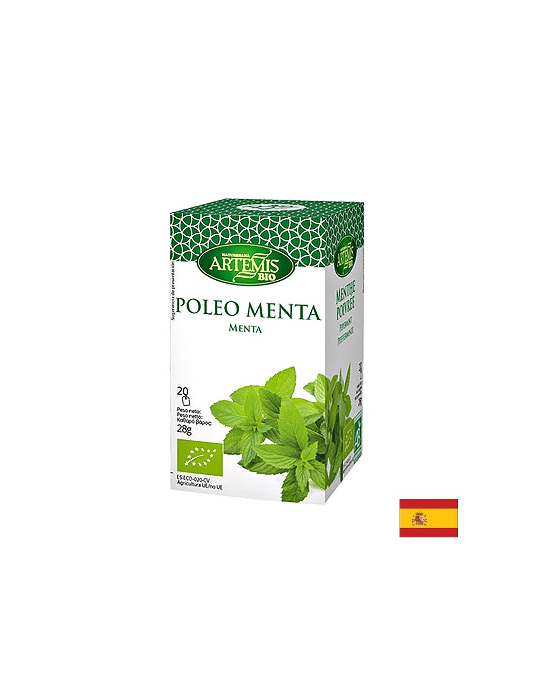 Tè alla menta reale Bio (Poleo Menta), 20 sacchetti filtro