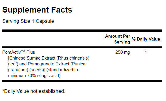 Estratto di melograno 250 mg - 60 capsule