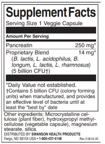 Probiotico con Enzimi Digestivi - 60 capsule