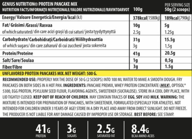 Pancake Proteici 500 grammi