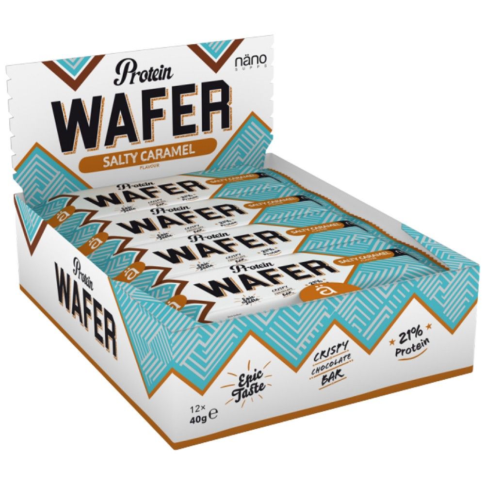 Wafer proteico | a Basso Contenuto di Zuccheri - 12 x 40 grammi