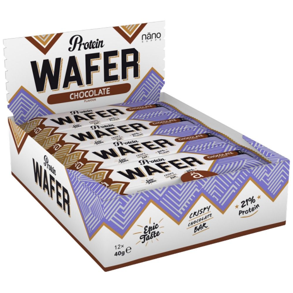 Wafer proteico | a Basso Contenuto di Zuccheri - 12 x 40 grammi
