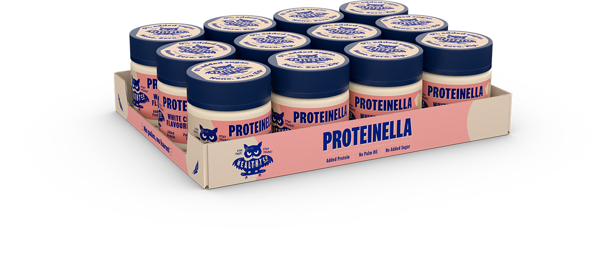 Proteinella White Chocolate 200 g - cioccolato bianco liquido senza zuccheri aggiunti e senza olio di palma