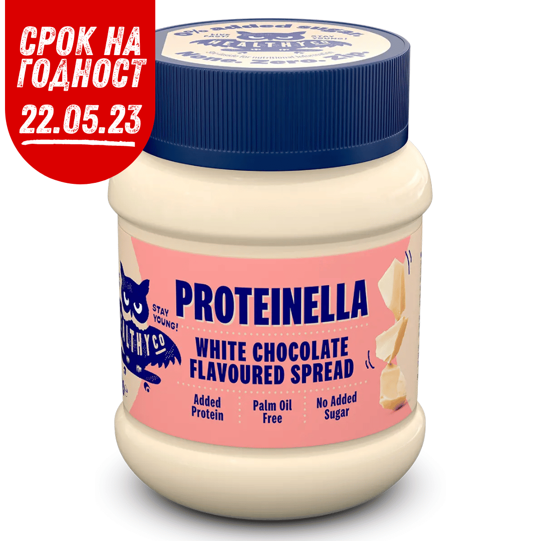 Proteinella White Chocolate 400 g - cioccolato bianco liquido senza zuccheri aggiunti e senza olio di palma