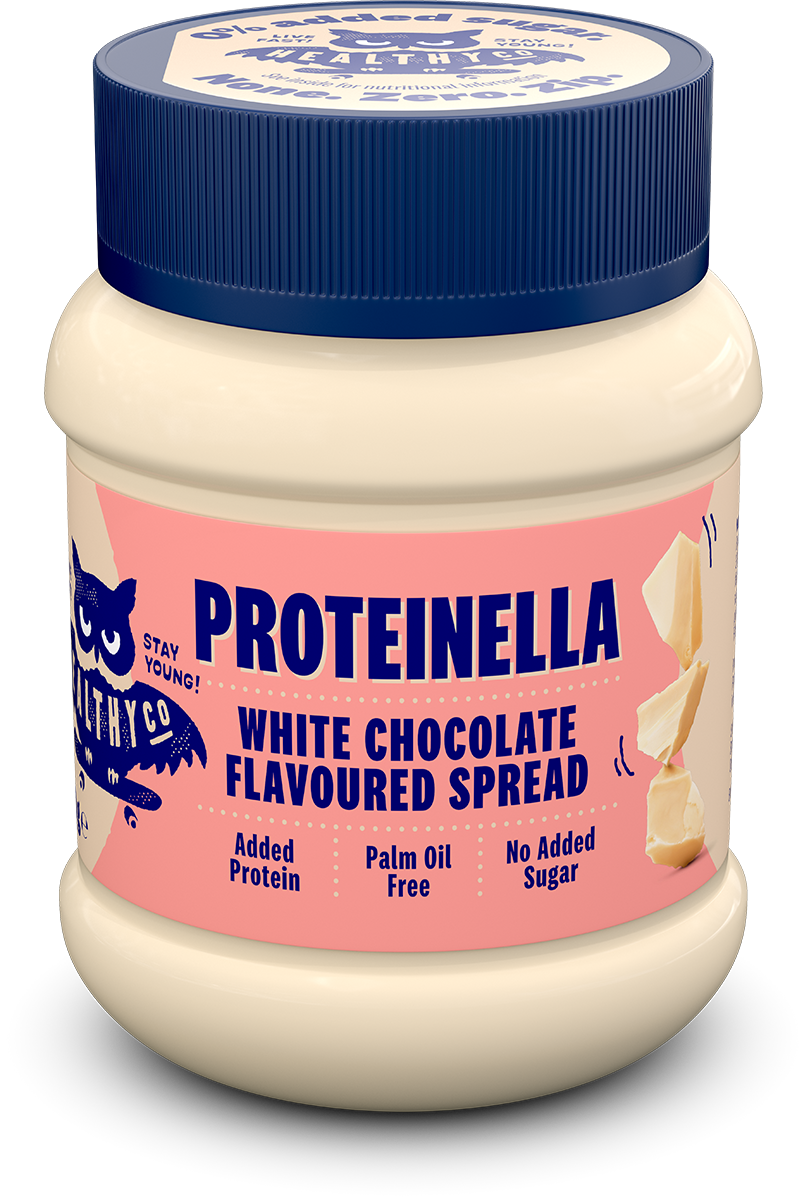 Proteinella White Chocolate 400 g - cioccolato bianco liquido senza zuccheri aggiunti e senza olio di palma