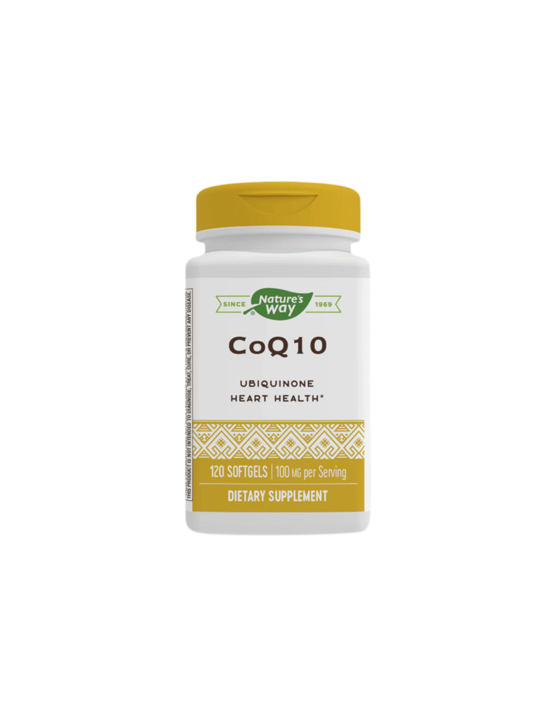 Coenzima Q10 (Ubichinone) per un cuore sano, 100 mg, 60 capsule softgel