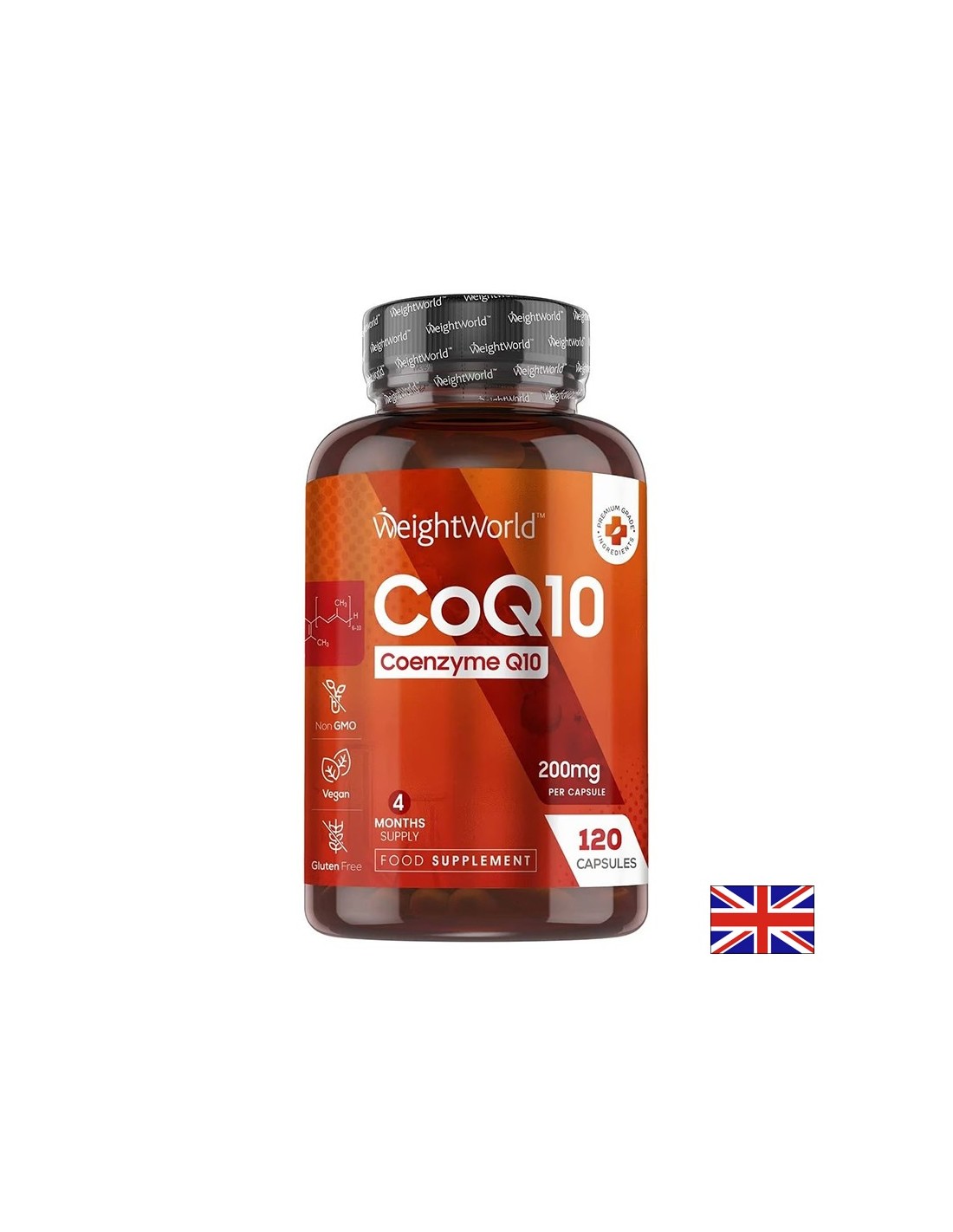 Salute cardiovascolare - Coenzima Q10 200 mg, 120 capsule - Coq10