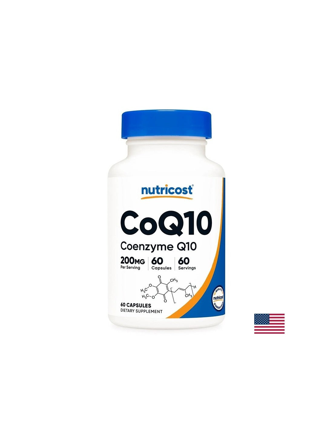 Un potente antiossidante per un cuore sano - Coenzima Q10, 200 mg x 60 capsule