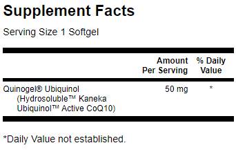 Quinogel - Ubichinolo idrosolubile CoQ10 30 capsule di gel