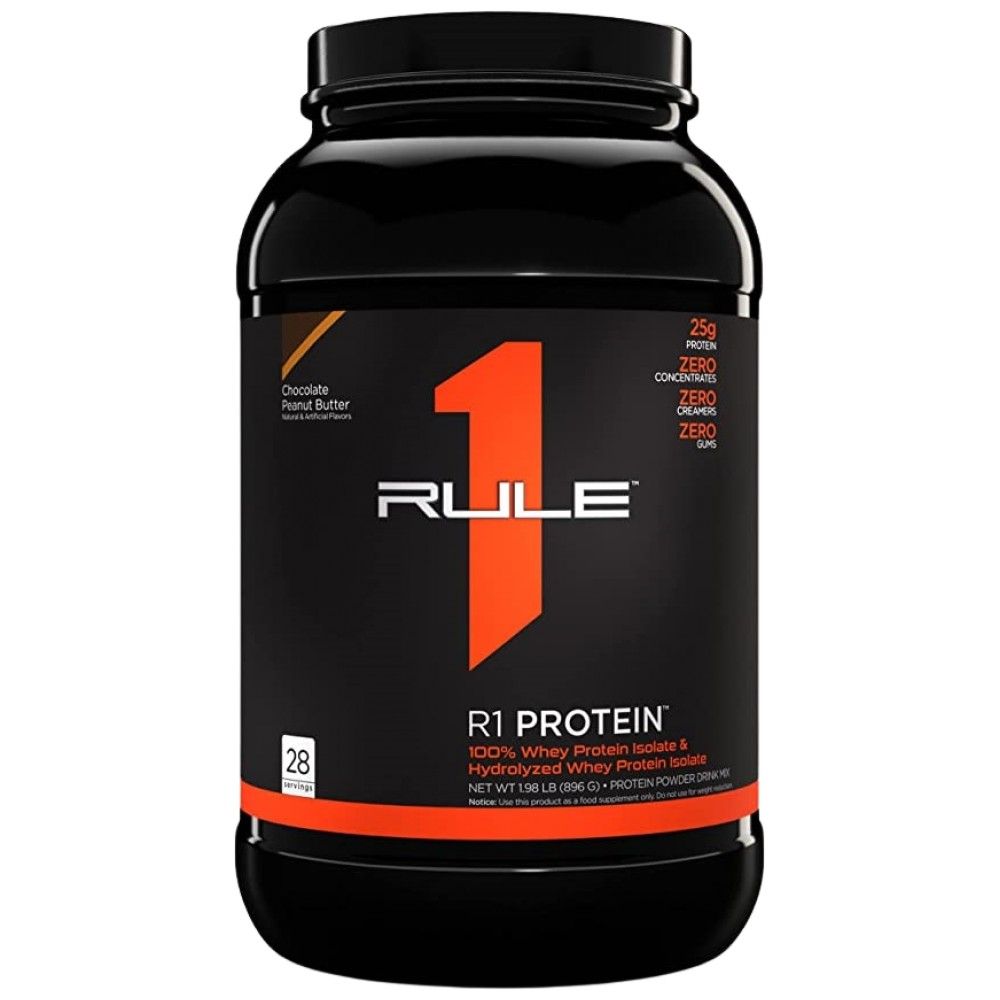 Proteine R1 | 100% siero del latte isolato & Idrolizzato di siero di latte - 855-930 grammi