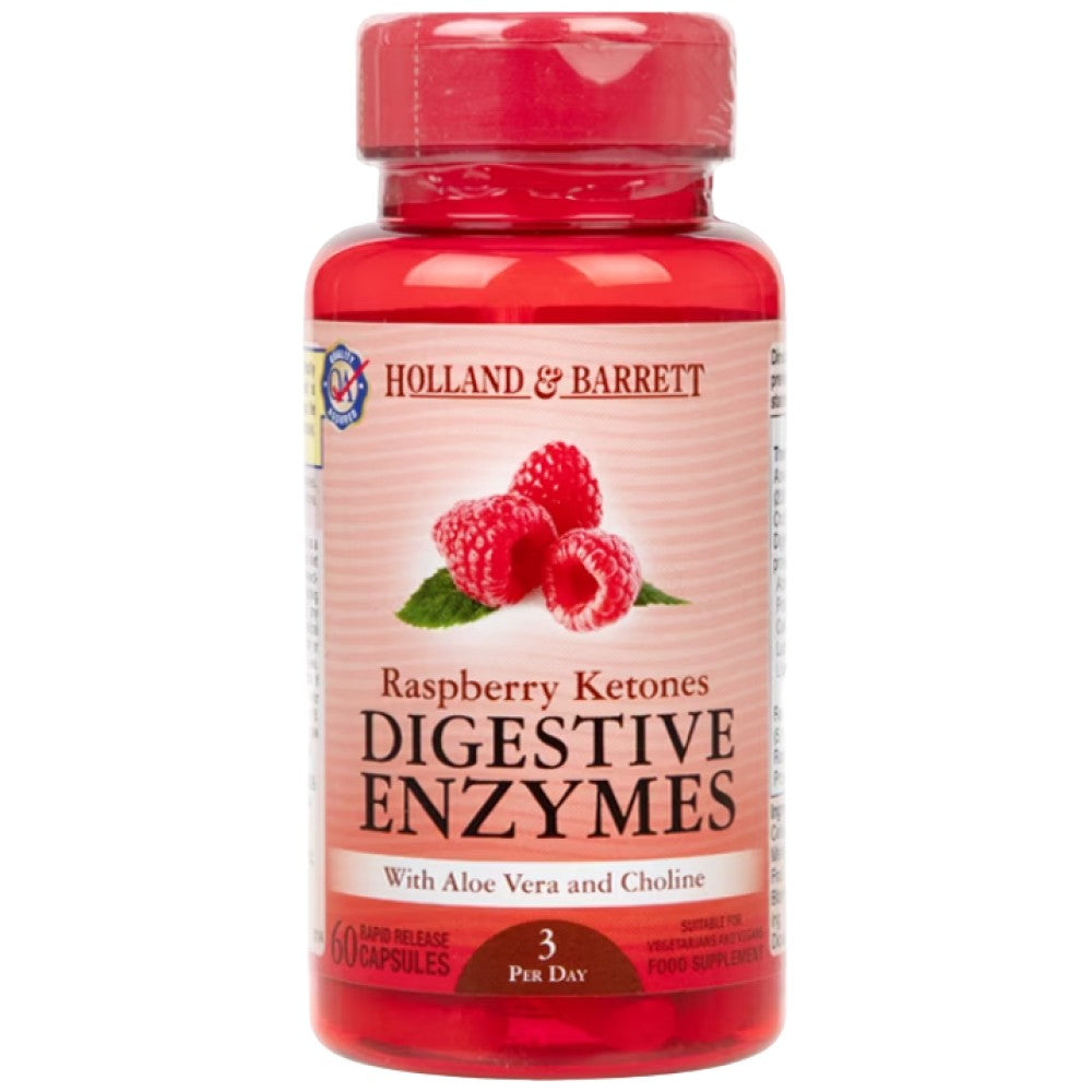 Enzimi digestivi chetoni di lampone - 60 capsule
