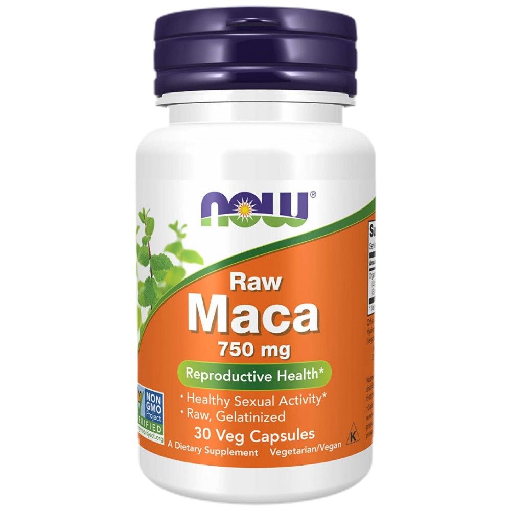 Concentrato di MACA cruda 6:1 750 mg - 30 capsule