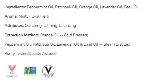 Pace e armonia | Miscela di olio calmante - 30 ml