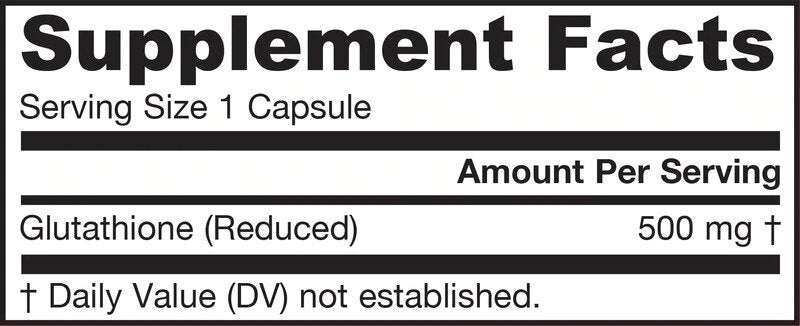 Glutatione ridotto 500 mg - 60 capsule