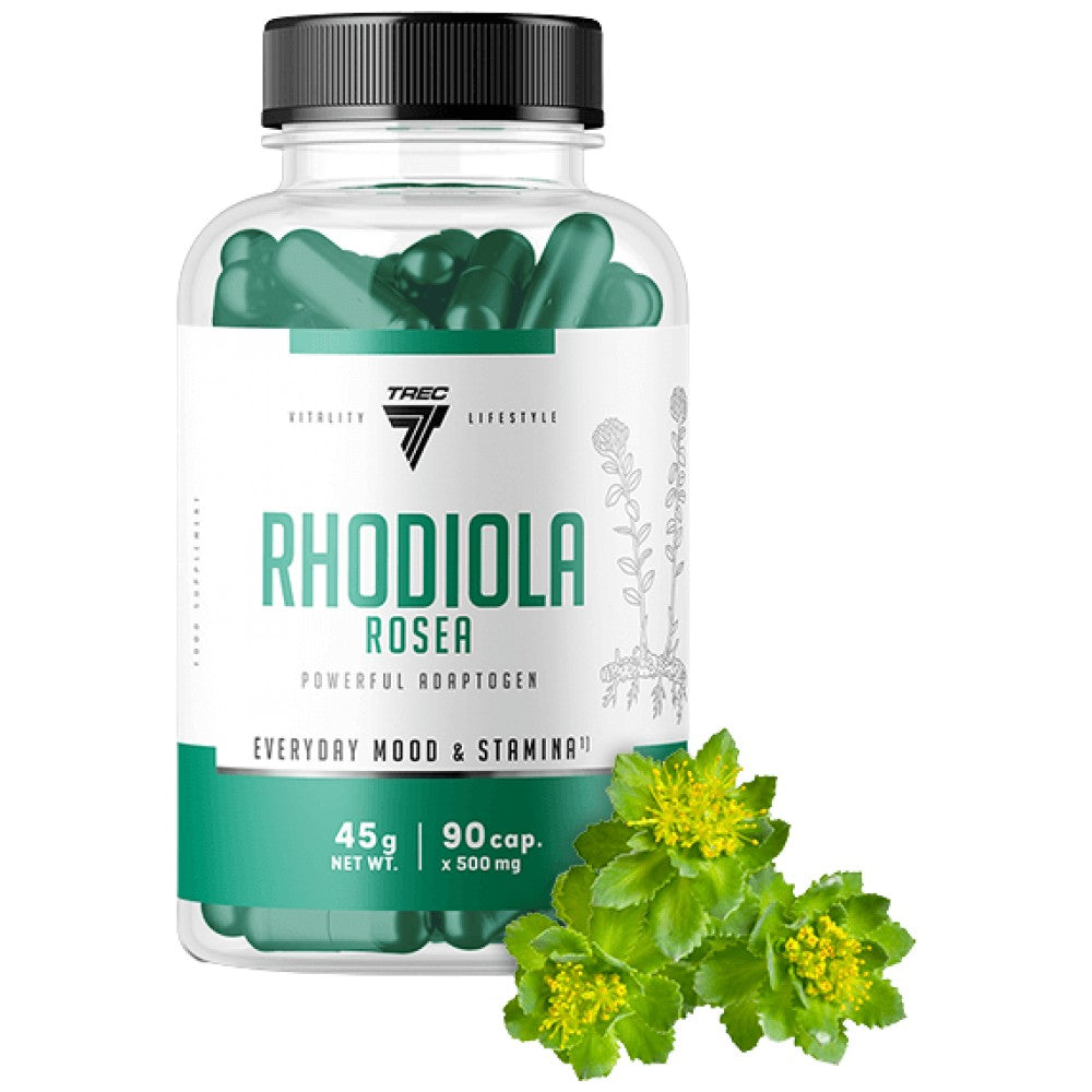 Rodiola Rosea 500mg | Estratto di radice da 100 mg - 90 capsule