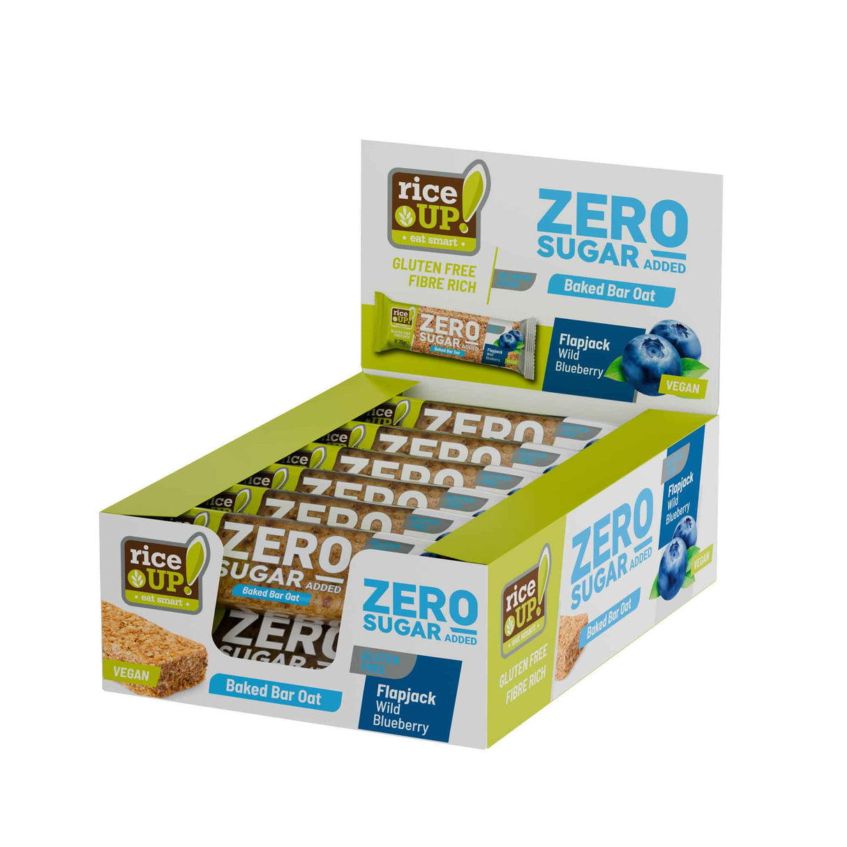 RisoUP! ZERO ZUCCHERO - Barretta Flapjack - 12 x 70g