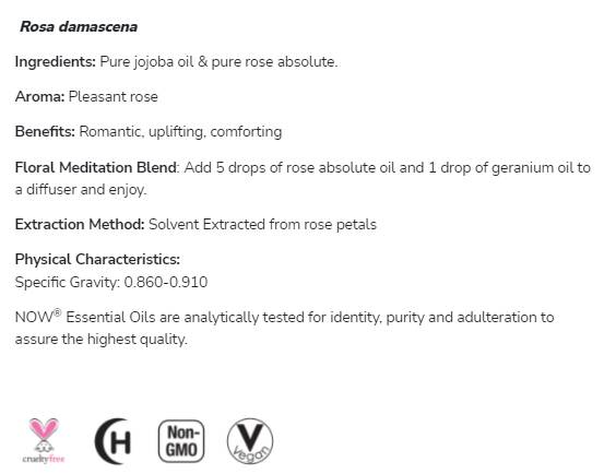 Olio assoluto di rosa | Rosa Damascena - 30 ml