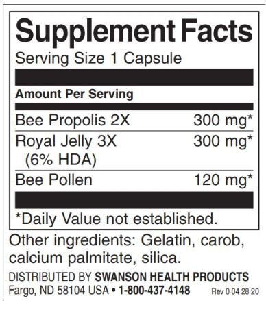 Complesso di propoli pappa reale 300 mg - 60 capsule