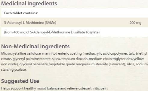 SAM-e 200 mg - 30 Compresse