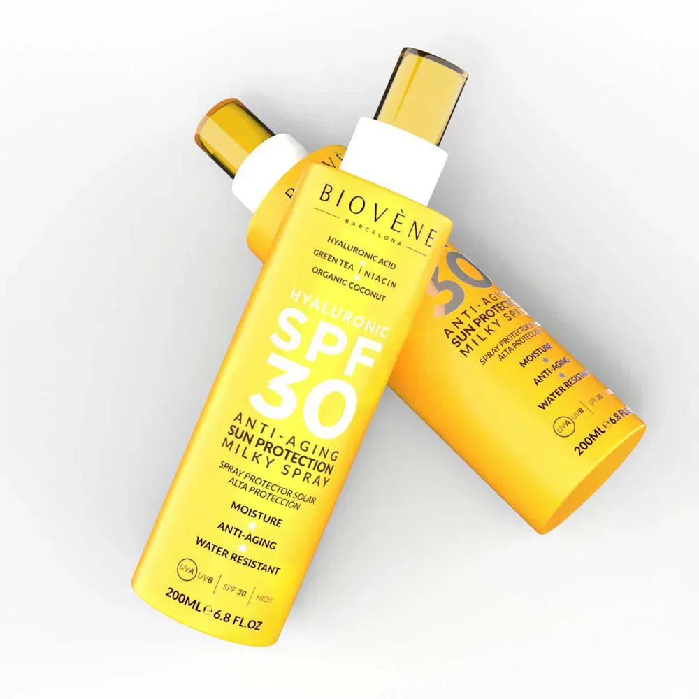 Crema solare viso e corpo SPF 30 con acido ialuronico antietà - 200 ml