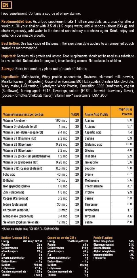 <tc>Swedish Supplements</tc> Massive Mass Gainer 3,50 kg