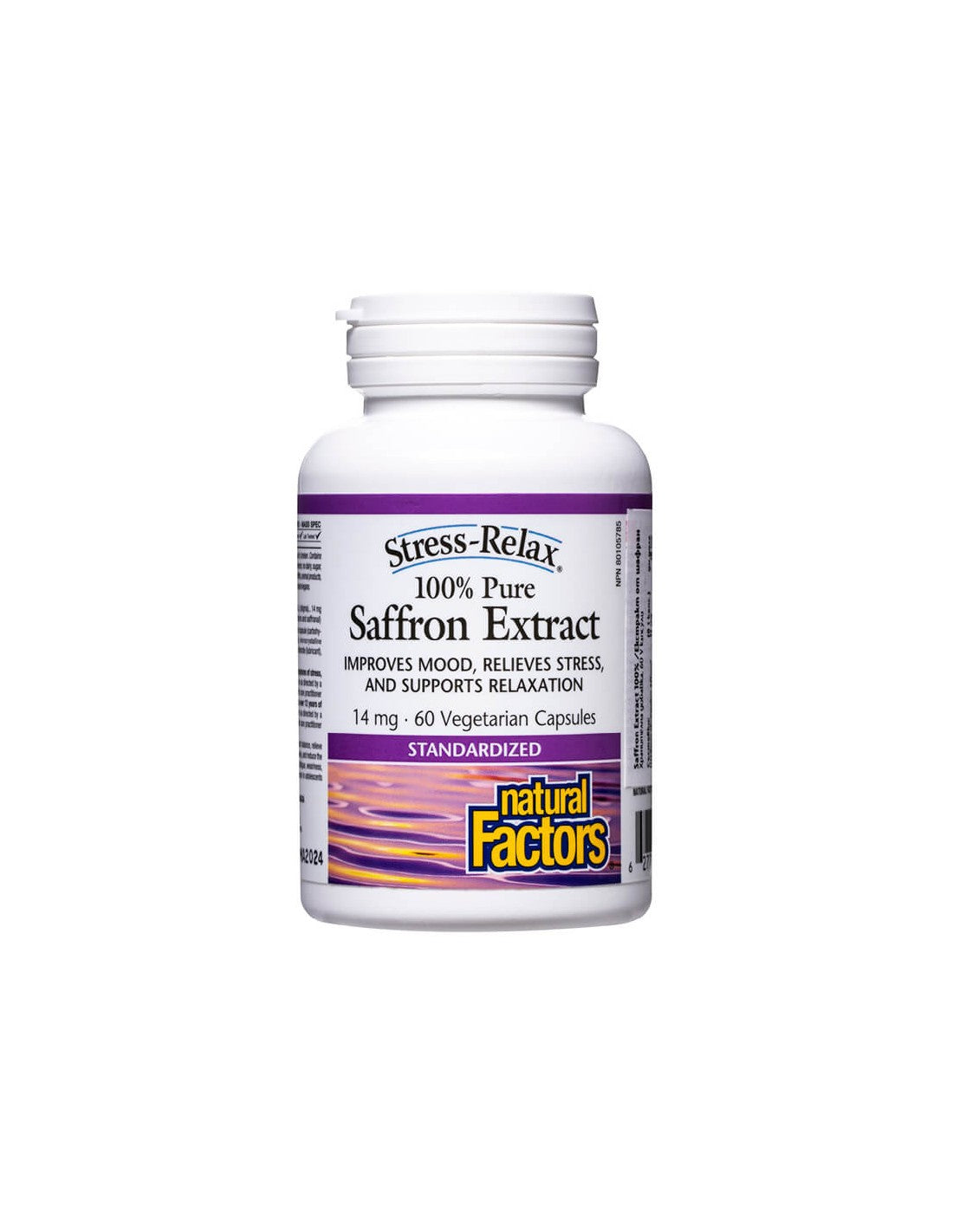 Estratto di zafferano 100% Estratto di zafferano 60 capsule V <tc>Natural Factors</tc>