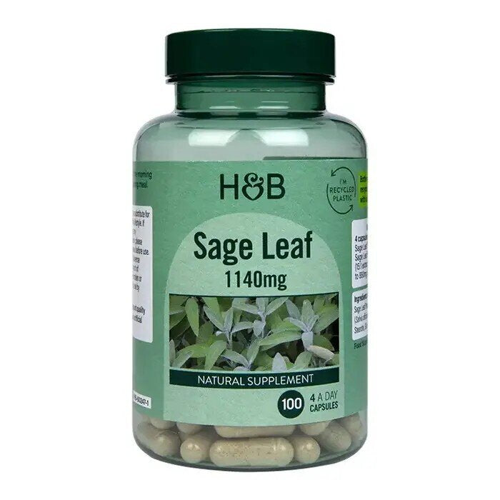 Salvia (foglia di salvia) (salvia) 285 mg 100 capsule OLANDA & BARRETT